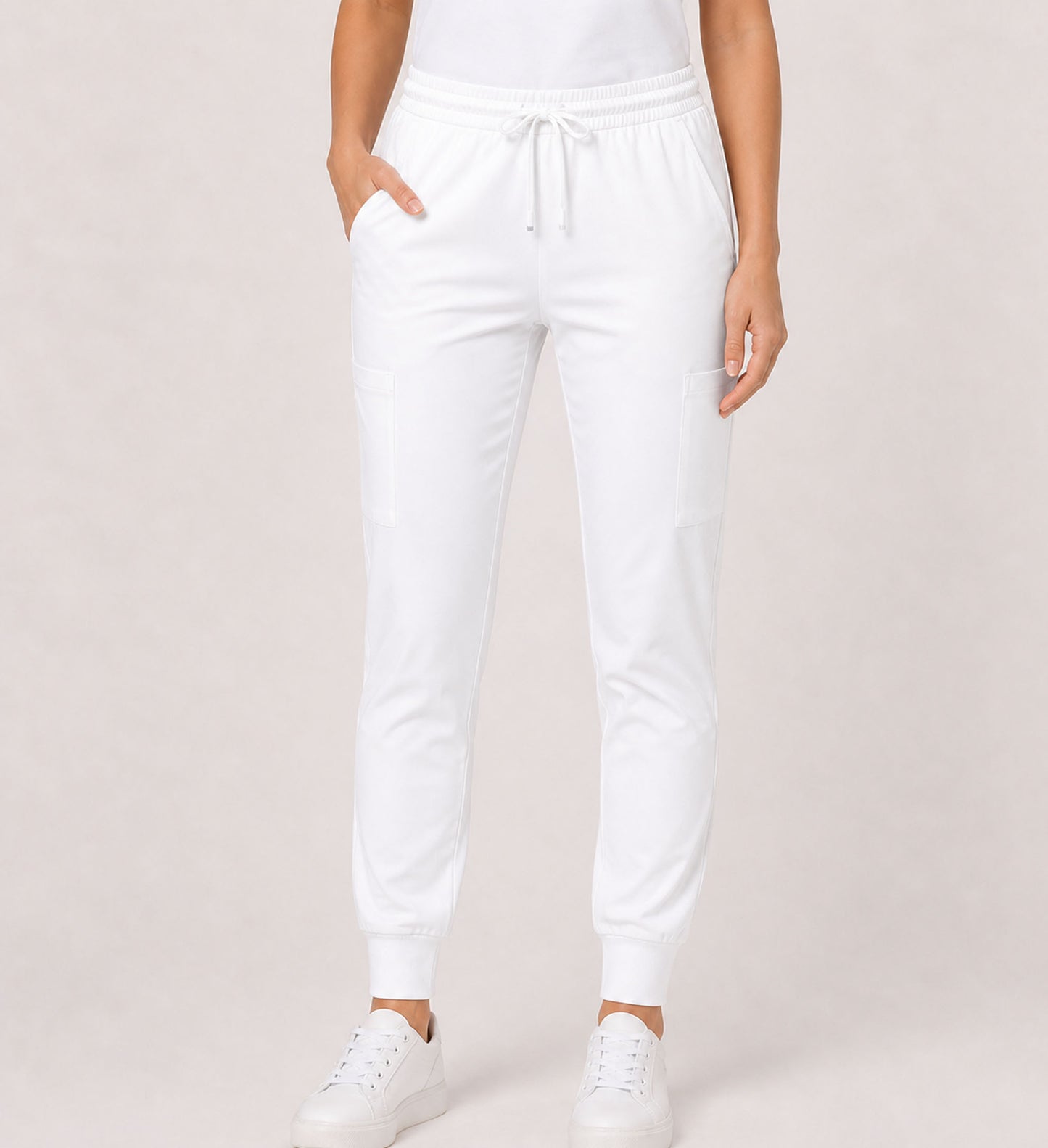 STARLIGHT STRETCHY FIVE POCKET JOGGER SCRUB PANTS