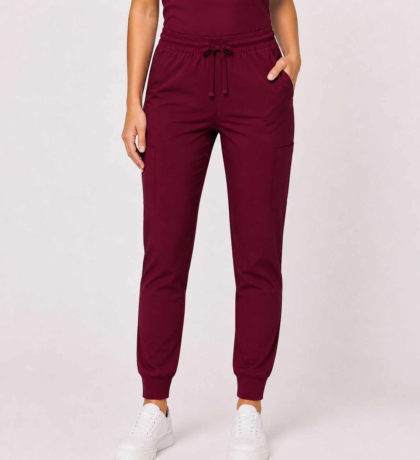 STARLIGHT STRETCHY FIVE POCKET JOGGER SCRUB PANTS