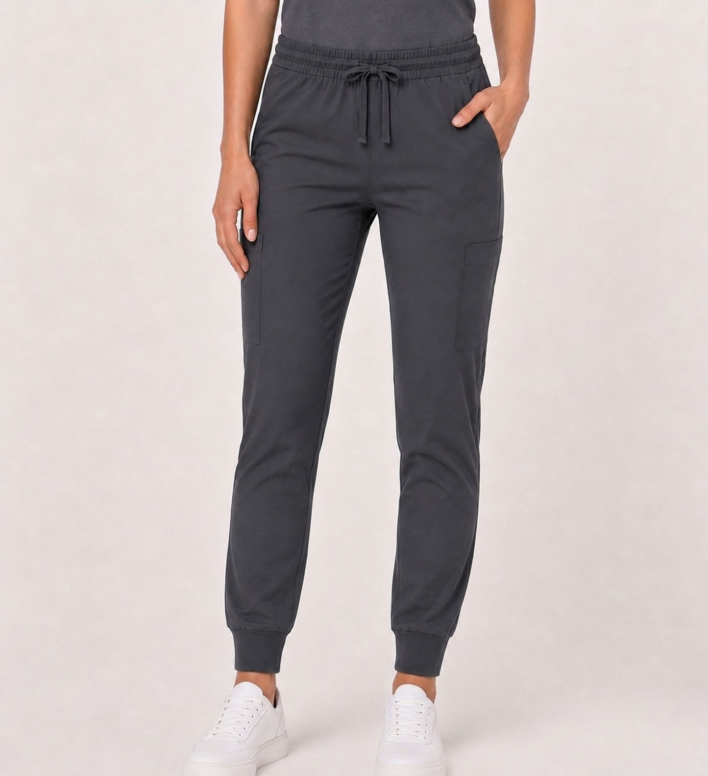 STARLIGHT STRETCHY FIVE POCKET JOGGER SCRUB PANTS