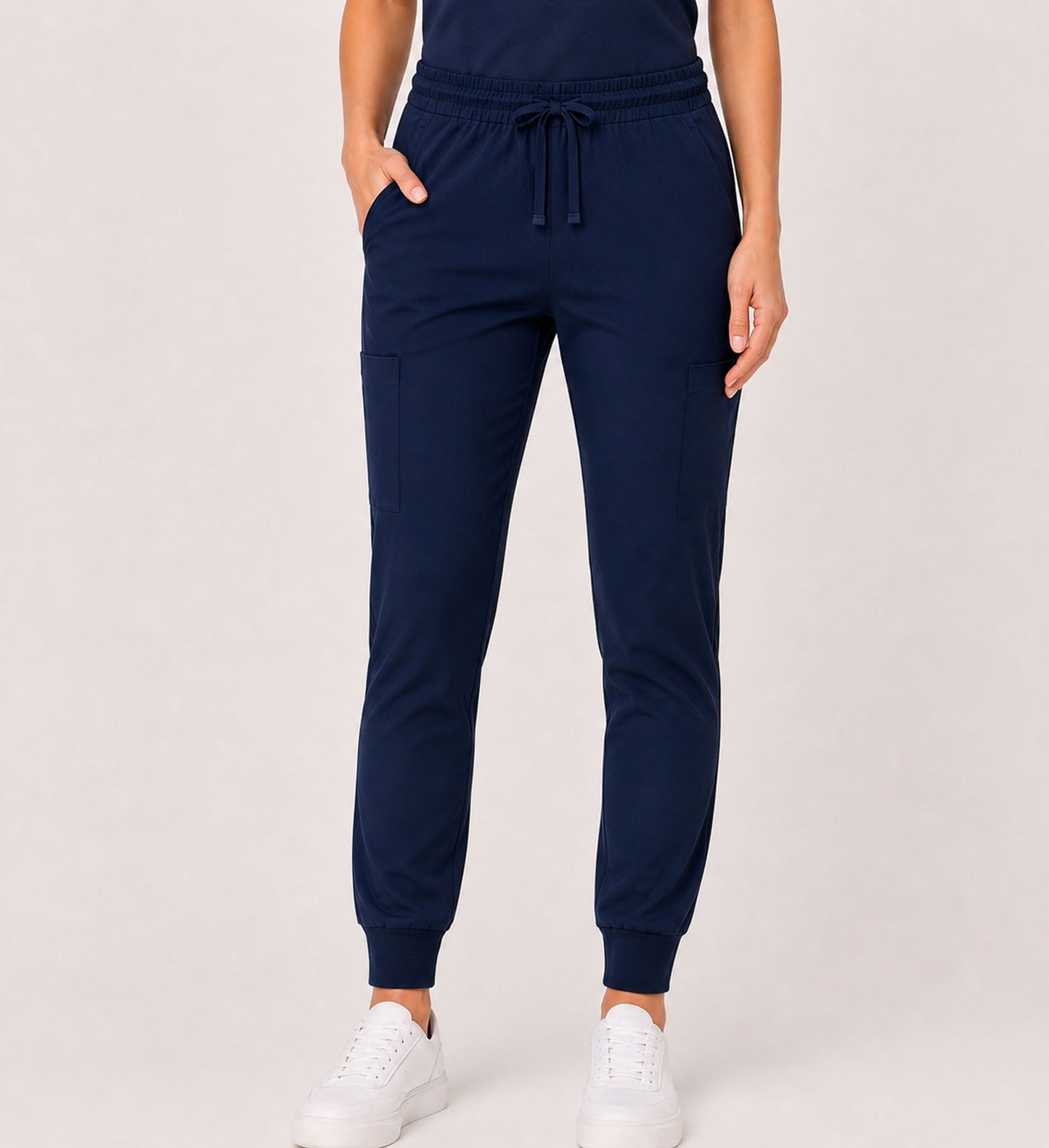 STARLIGHT STRETCHY FIVE POCKET JOGGER SCRUB PANTS