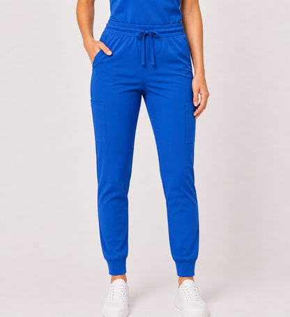 STARLIGHT STRETCHY FIVE POCKET JOGGER SCRUB PANTS